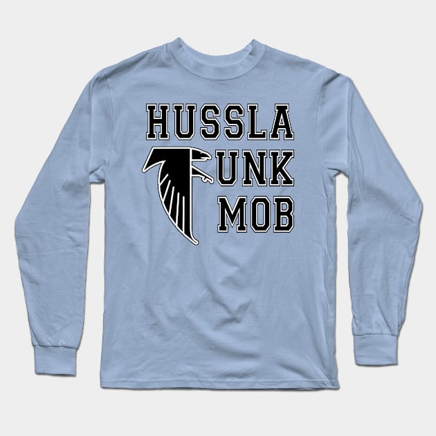 Husslafunk Mob Fermi Style Long Sleeve T-Shirt by mijumiART